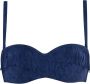 Marlies Dekkers alabama swing strapless bikini top wired padded deep blue waves - Thumbnail 1