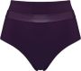 Marlies dekkers Swim high waist bikinibroekje Cache Coeur aubergine - Thumbnail 2