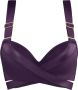 Marlies Dekkers cache coeur push up bikini top wired padded deep purple - Thumbnail 1