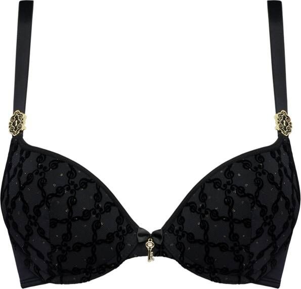 Marlies Dekkers calliope push up bh wired padded black and gold print
