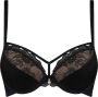 Marlies Dekkers carita push up bh wired padded black lace and sand - Thumbnail 1