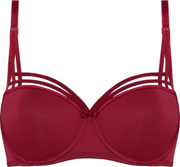 Marlies Dekkers dame de paris balconette bh wired padded bordeaux and fuchsia