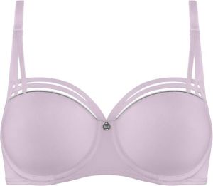 Marlies Dekkers dame de paris balconette bh wired padded pale lavender with silver
