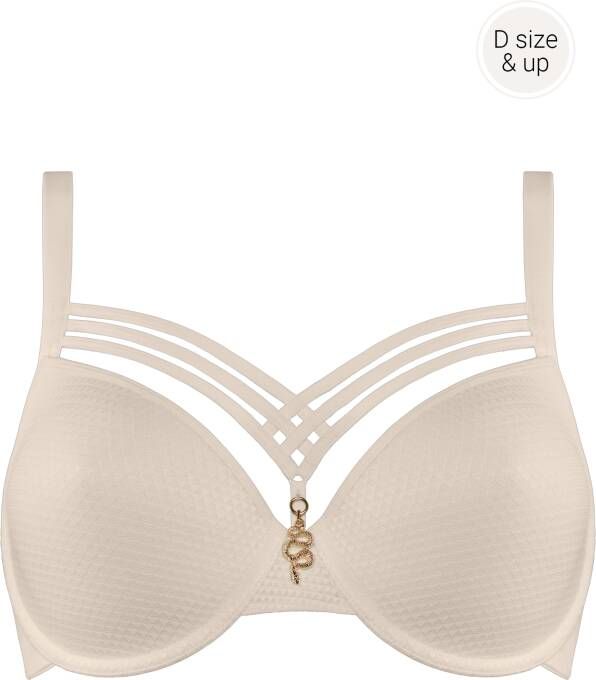 Marlies Dekkers dame de paris plunge bh wired padded egyptian ivory
