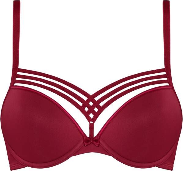 Marlies Dekkers dame de paris push up bh wired padded bordeaux and fuchsia