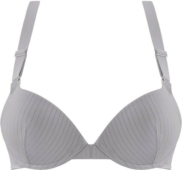 Marlies Dekkers gloria push up bh wired padded grey and silver