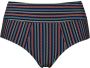 Marlies Dekkers holi vintage high waist bikini slip dark blue rainbow - Thumbnail 1