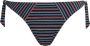 Marlies Dekkers holi vintage tie and bow bikini slip dark blue rainbow - Thumbnail 1