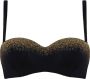 Marlies Dekkers ishtar strapless wired padded black and egyptian gold - Thumbnail 1
