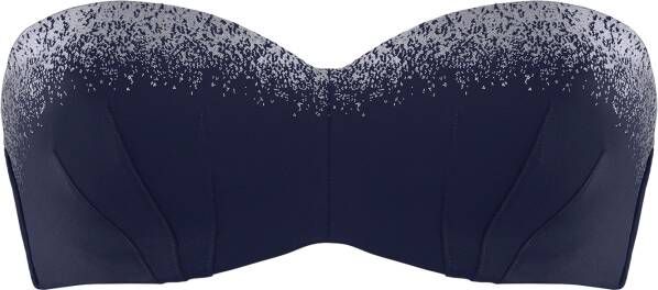 Marlies Dekkers ishtar strapless wired padded midnight blue and silver