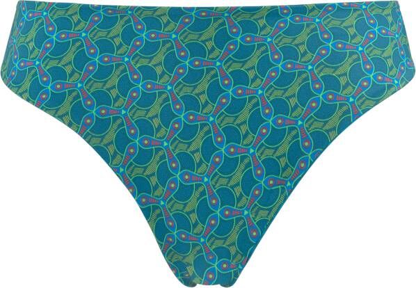 Marlies Dekkers oceana 5 cm bikini slip lagoon blue and green