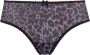 Marlies Dekkers peekaboo 8 cm brazilian slip black purple leopard - Thumbnail 2
