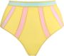 Marlies Dekkers samba queen high waist slip yellow and pink pastel - Thumbnail 1