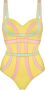 Marlies Dekkers samba queen plunge balconette body wired padded yellow and pink pastel - Thumbnail 1