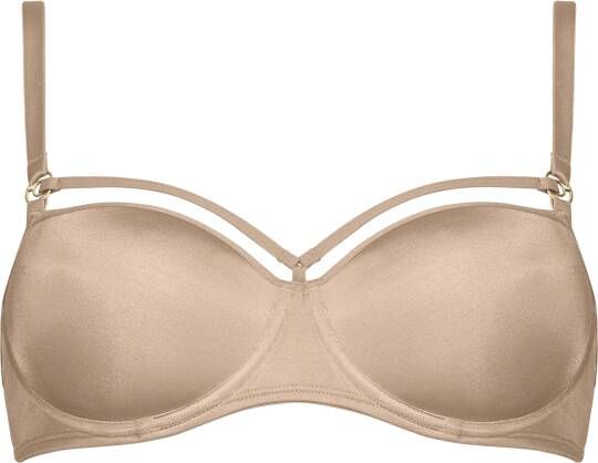 Marlies Dekkers space odyssey balconette bh wired padded glossy camel