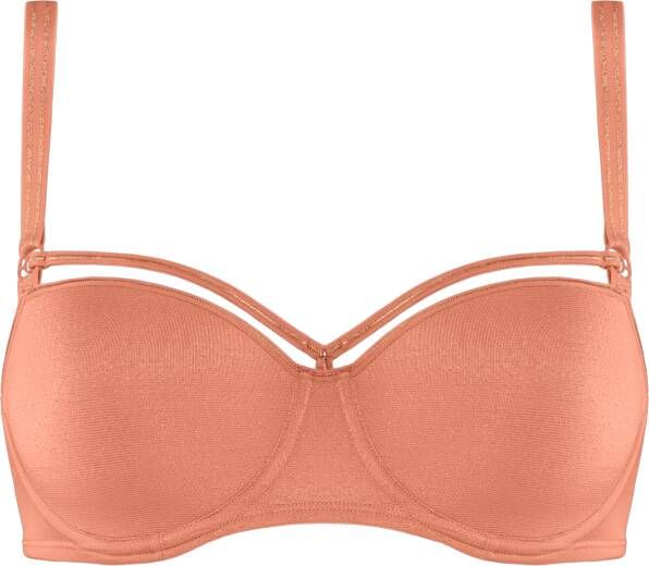 Marlies Dekkers space odyssey balconette bh wired padded shimmering peach