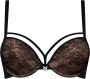 Marlies Dekkers space odyssey push up bh wired padded black lace and sand - Thumbnail 1