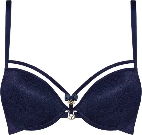 Marlies Dekkers space odyssey push up bh wired padded evening blue lace