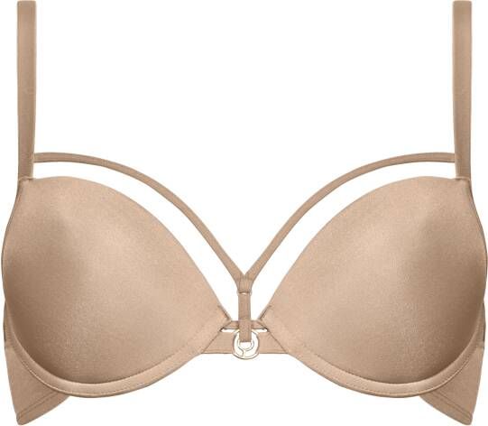 Marlies Dekkers space odyssey push up bh wired padded glossy camel