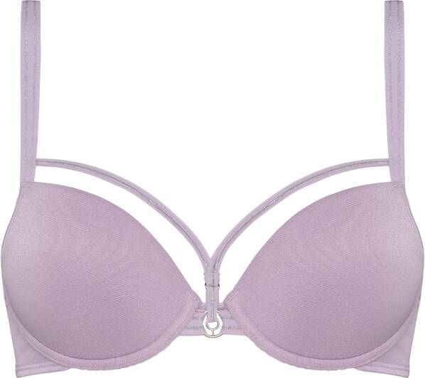 Marlies Dekkers space odyssey push up bh wired padded lilac lurex and silver