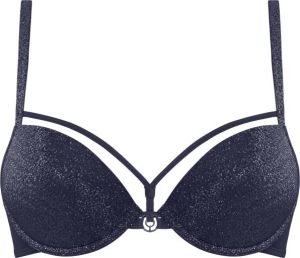 Marlies Dekkers space odyssey push up bh wired padded shimmering blue