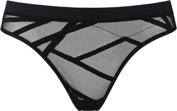 Marlies Dekkers the illusionist butterfly string transparent black