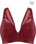 Marlies Dekkers the illusionist plunge bh wired padded cabernet red - Thumbnail 1