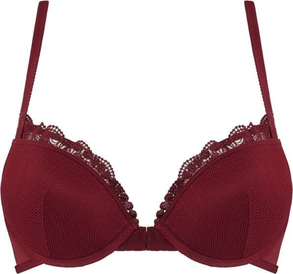 Marlies Dekkers the mauritshuis push up bh wired padded rhubarb red