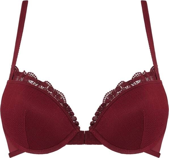 Marlies Dekkers the mauritshuis push up bh wired padded rhubarb red