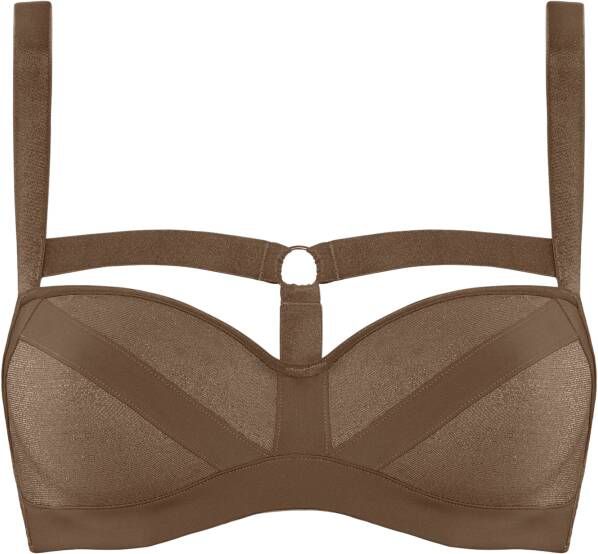 Marlies Dekkers wing power balconette bh wired padded sparkling gold