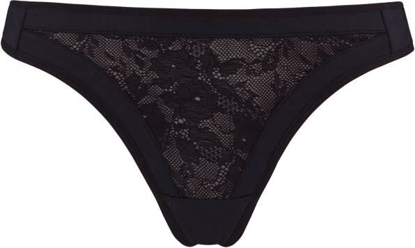 Marlies Dekkers wing power butterfly string black lace and grey