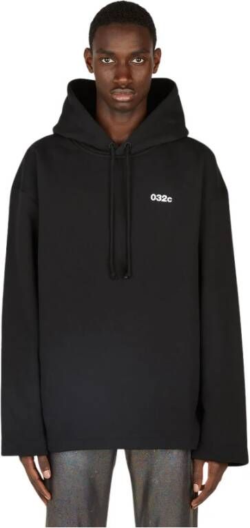 032c Sweatshirts Hoodies Zwart Heren