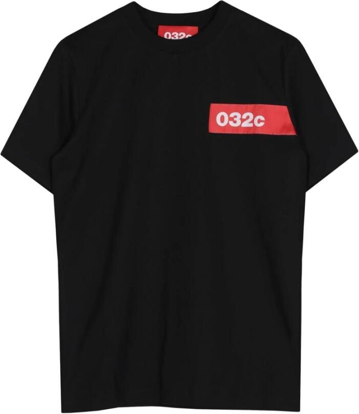032c T-Shirts Zwart Heren