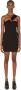 1017 Alyx 9SM Asymmetrische mini -jurk Zwart Dames - Thumbnail 1