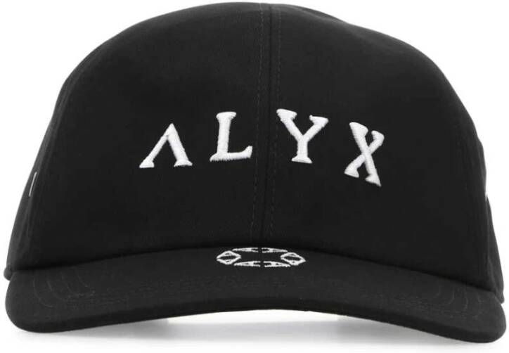 1017 Alyx 9SM Zwarte katoenen baseballpet Black Heren