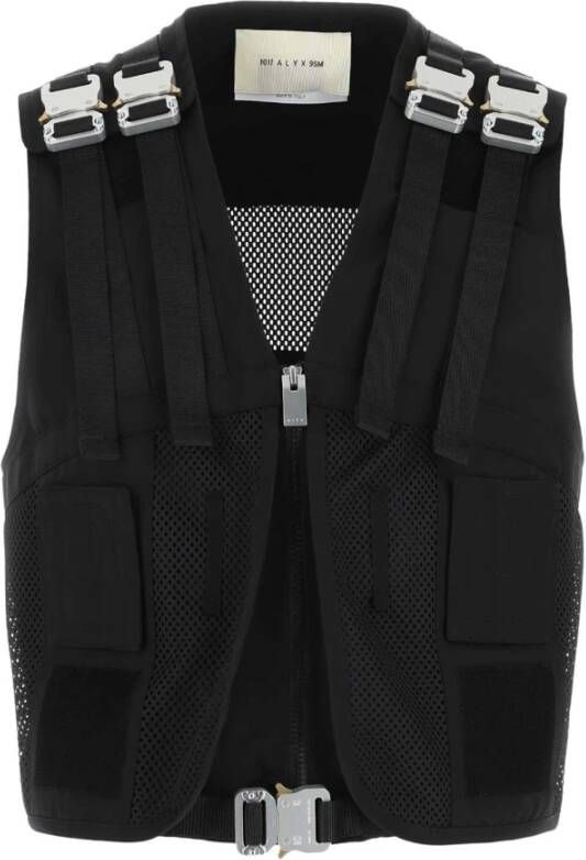 1017 Alyx 9SM Black Mesh Mouwess Jacket Zwart Heren