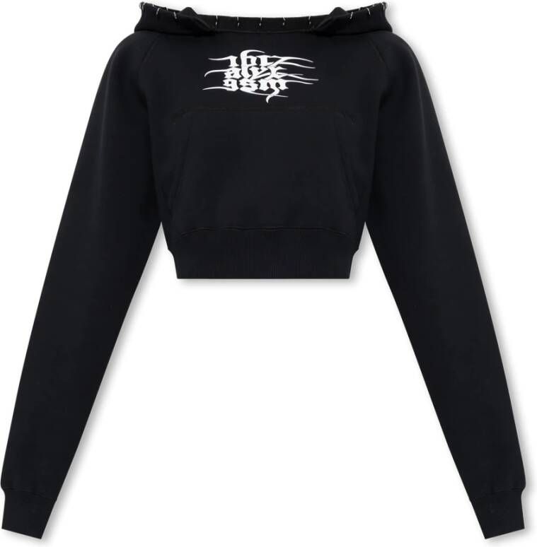 1017 Alyx 9SM Crop hoodie Zwart Dames