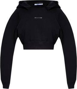 1017 Alyx 9SM Cropped hoodie Zwart Dames