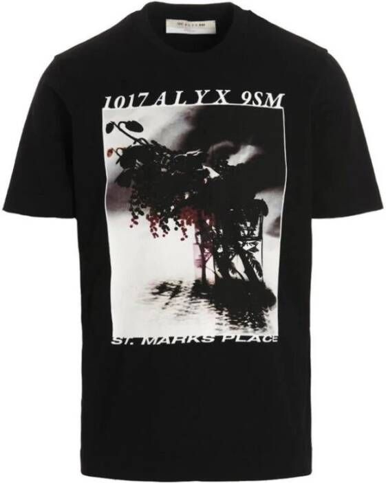 1017 Alyx 9SM Flower T-shirt Zwart Heren