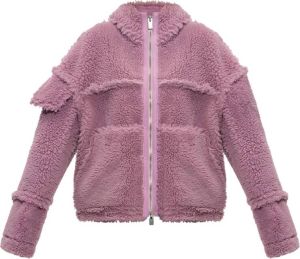 1017 Alyx 9SM Hooded shearling jacket Roze Dames