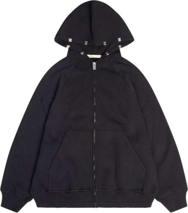 1017 Alyx 9SM Lightercap Hood ZIP Sweatshirt Black Zwart Heren