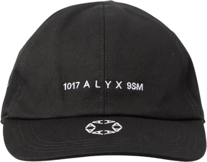1017 Alyx 9SM Logo honkbalpet Zwart Heren