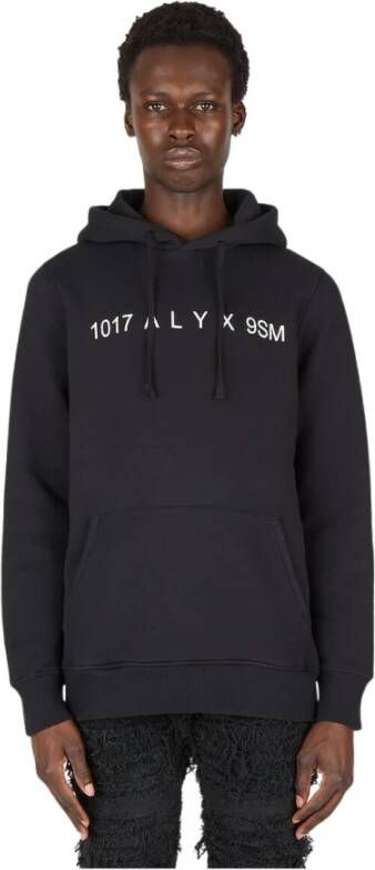 1017 Alyx 9SM Logo print sweatshirt met capuchon Zwart Heren