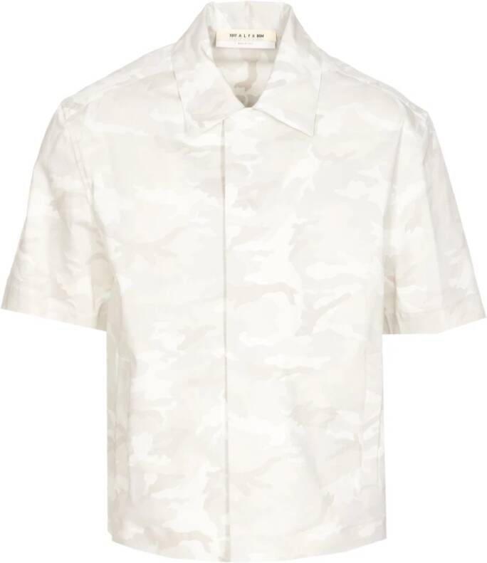 1017 Alyx 9SM Short Sleeve Shirts White Heren