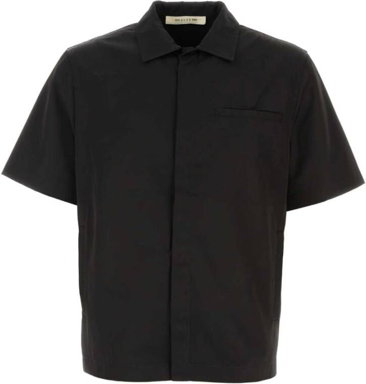 1017 Alyx 9SM Short Sleeve Shirts Zwart Heren