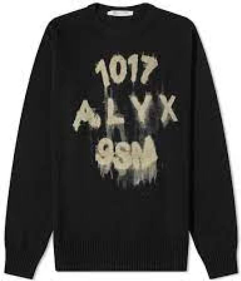 1017 Alyx 9SM Sweatshirt Zwart Heren