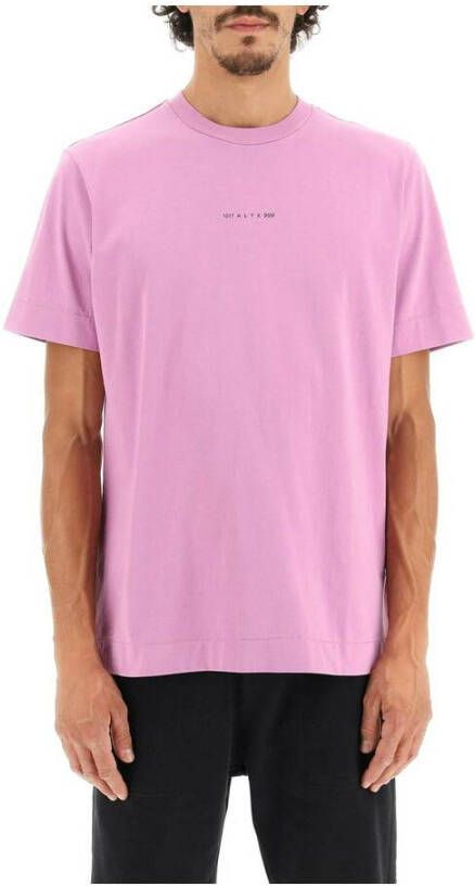 1017 Alyx 9SM t-shirt with logo graphic Paars Heren