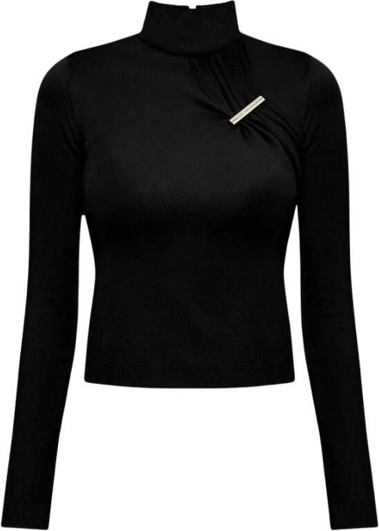 1017 Alyx 9SM Turtleneck -trui met logo Zwart Dames