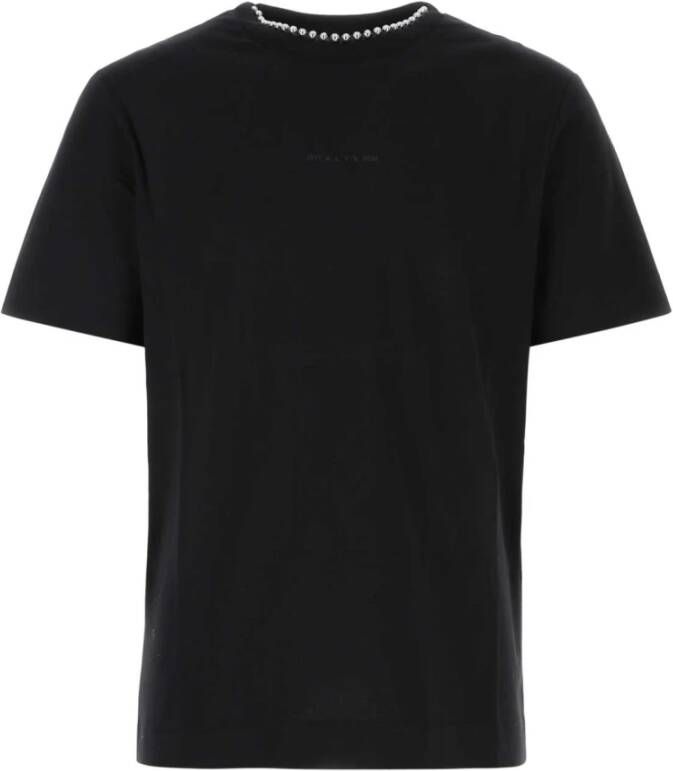 1017 Alyx 9SM Zwart katoenen t-shirt Black Heren