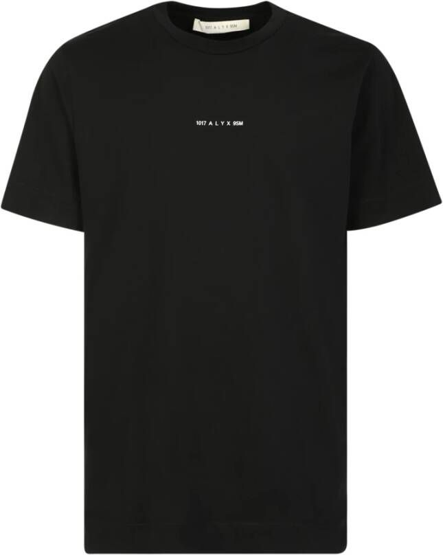 1017 Alyx 9SM Zwart T-Shirt met Grafische Print voor Heren Zwart Heren